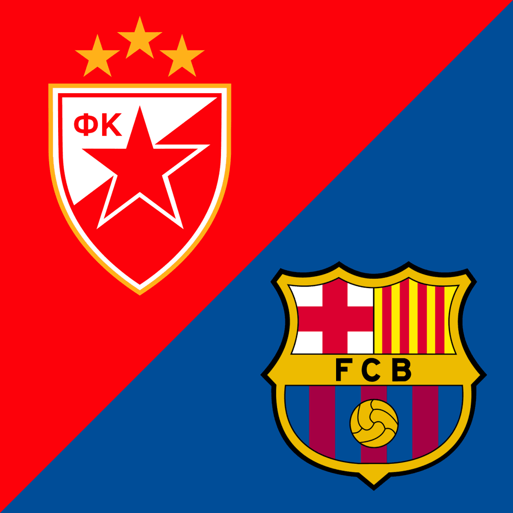 UCL: Red Star Belgrade vs. Barcelona