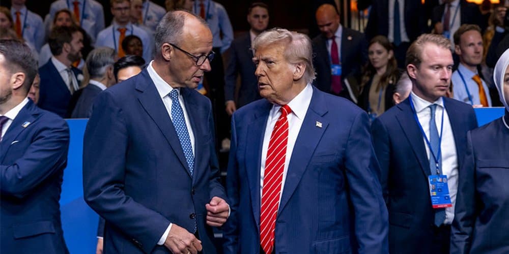 What will Trump say during events with Chancellor Merz on March 3? card icon