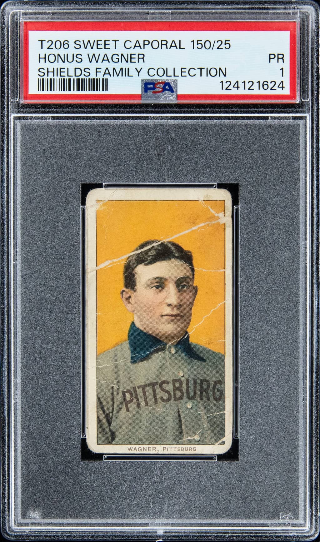 Prix de vente de la carte Honus Wagner ?