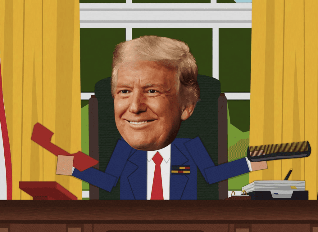 Will Trump mention "South Park" by Sunday?