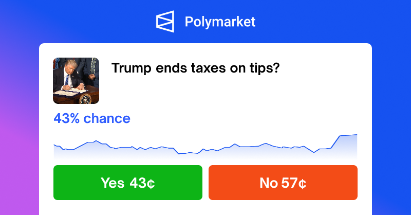 Trump ends taxes on tips in first 100 days